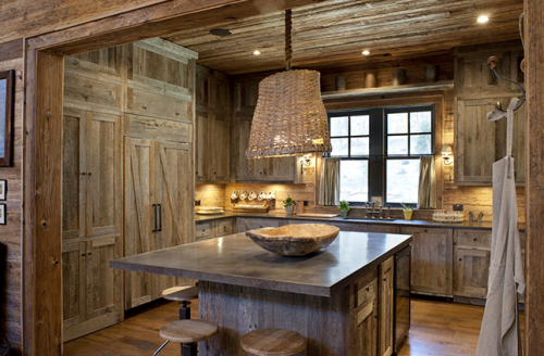 Barn Wood Kitchen Cabinets